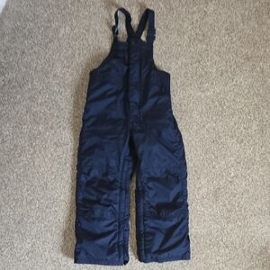 Size 5 GAP Navy Snow Bibs Snowsuit Girls Boys Winter Puffer